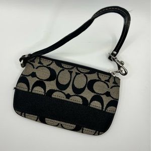 Coach Black Mini Bag/Coin Purse